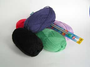 fingerless mitten starter kit